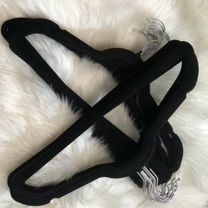 Black Velvet Hangers - 20 hangers